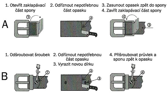 Jak změřit a zkrátit opasek? | SEGALI