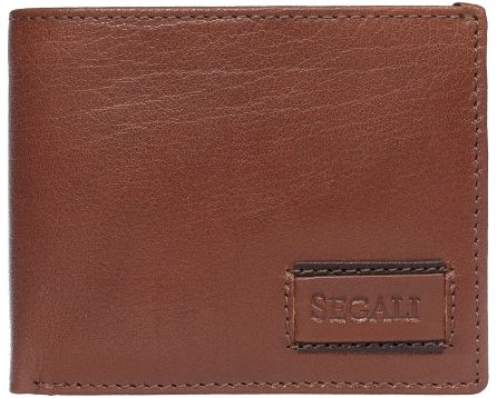 Pánská peněženka kožená SEGALI 70076 tmavý koňak
