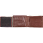 Pánská kožená peněženka SEGALI 70078 tmavý koňak