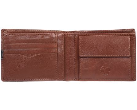 Pánská peněženka kožená SEGALI 70078 tmavý koňak