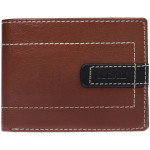 Pánská peněženka kožená SEGALI 70078 tmavý koňak