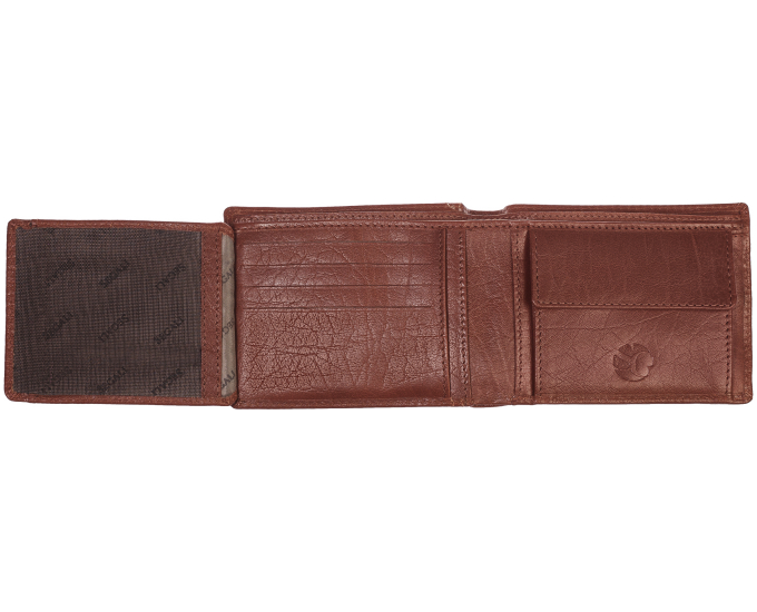 Pánská peněženka kožená SEGALI 70079 tmavý koňak