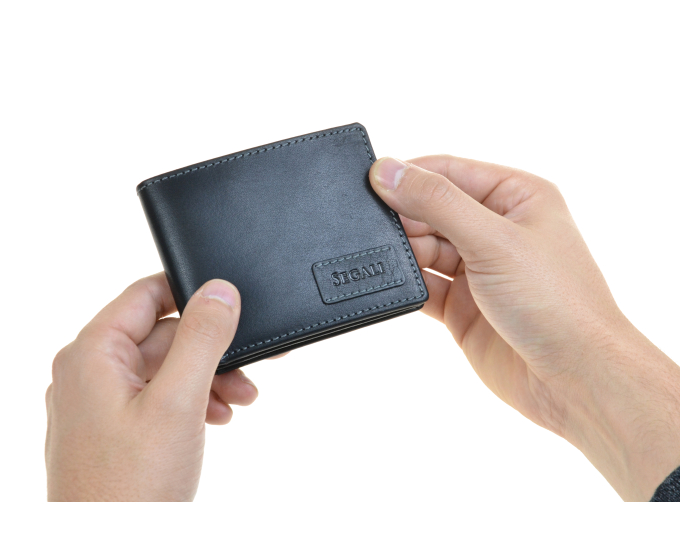 Pánská kožená peněženka SEGALI 1031 černá