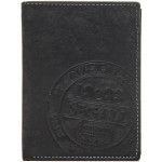 Pánská kožená peněženka SEGALI 614816 černá