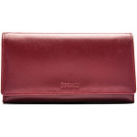 Dámská kožená peněženka SEGALI 6362V05 cherry red