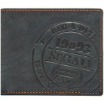 Pánská kožená peněženka SEGALI 614827 A modrá