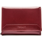 Dámská kožená peněženka SEGALI 60100 B cherry red