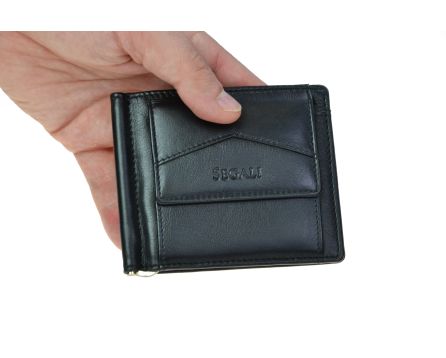 Pánská dolarovka kožená SEGALI 1741 černá