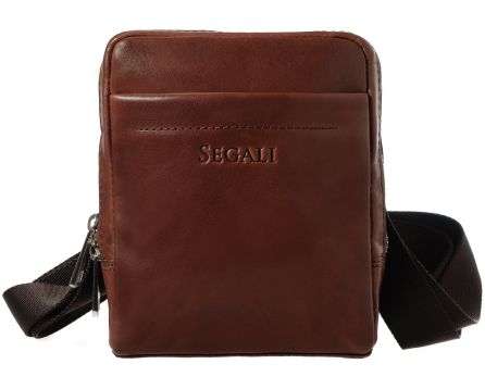 Pánská taška kožená SEGALI 2012 koňak