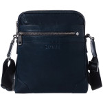Pánský kožený crossbag SEGALI 346 tm. modrý