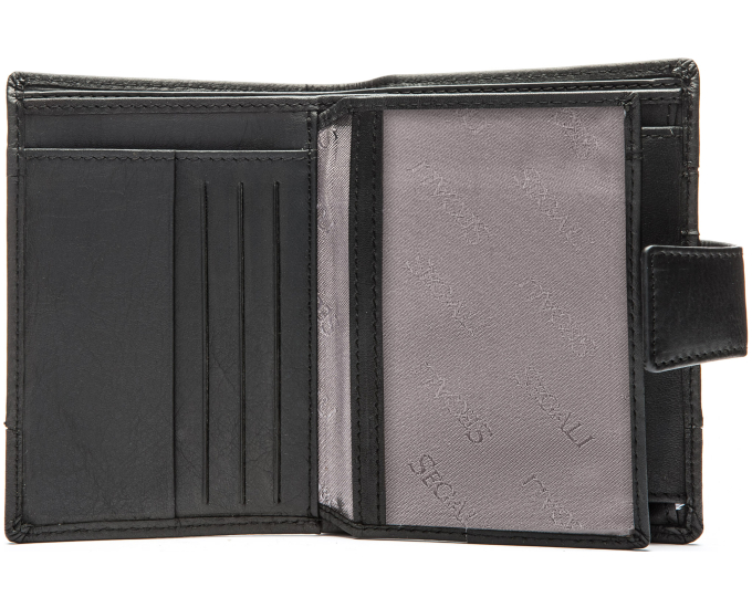 Pánská peněženka kožená SEGALI 61326 černá