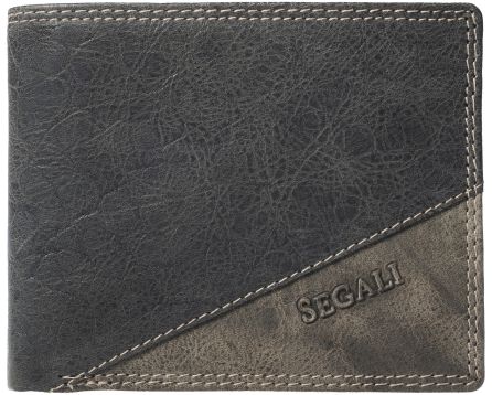 Pánská peněženka kožená SEGALI 1301K lunar černá
