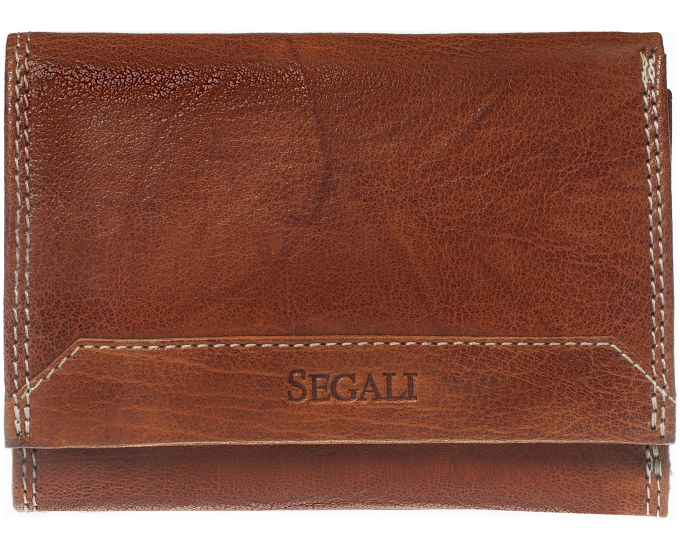 Dámská kožená peněženka SEGALI SG 7023Z tan