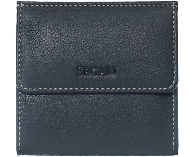 Dámská peněženka kožená SEGALI 661337 modrá