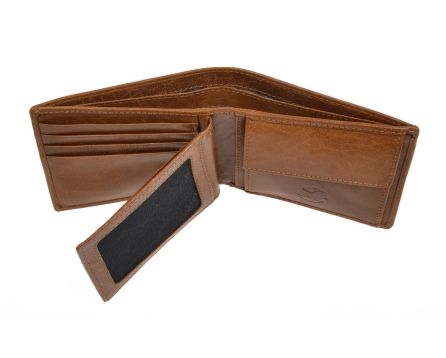 Pánská peněženka kožená SEGALI 70076 lt. koňak