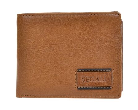 Pánská peněženka kožená SEGALI 70076 lt. koňak