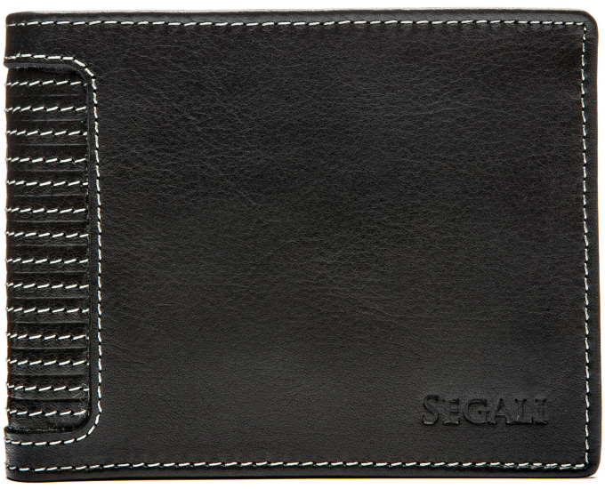 Pánská kožená peněženka SEGALI 572 665 004 černá
