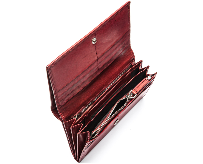 Dámská kožená peněženka SEGALI 720 116 705 červená