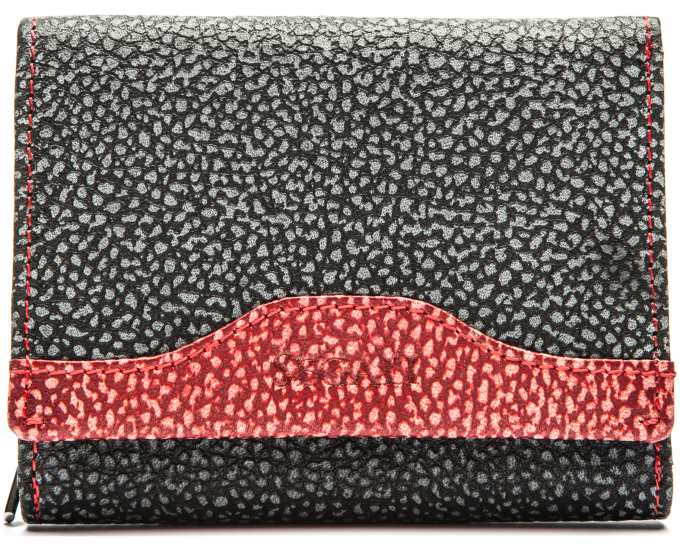 Dámská kožená peněženka SEGALI SG 61420 W černá/červená