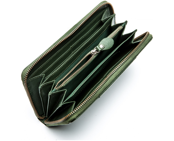 Dámská kožená peněženka SEGALI 4989 zelená