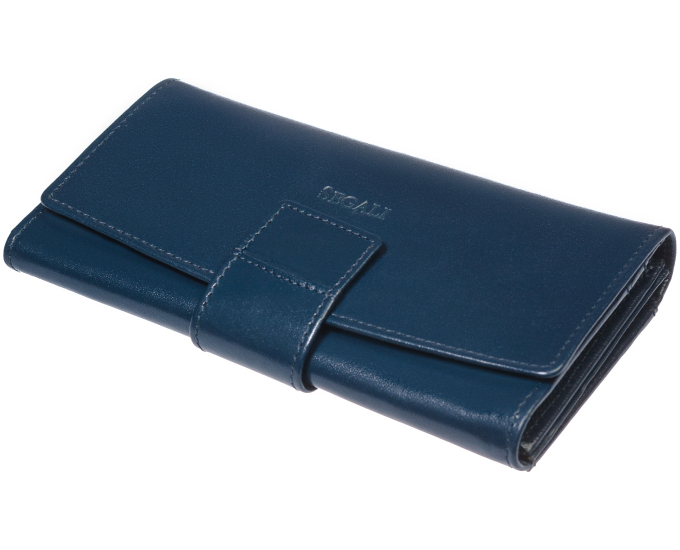 Dámská kožená peněženka SEGALI 70090 modrá