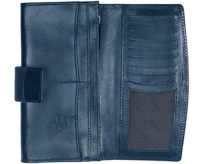 Dámská peněženka kožená SEGALI 70090 modrá