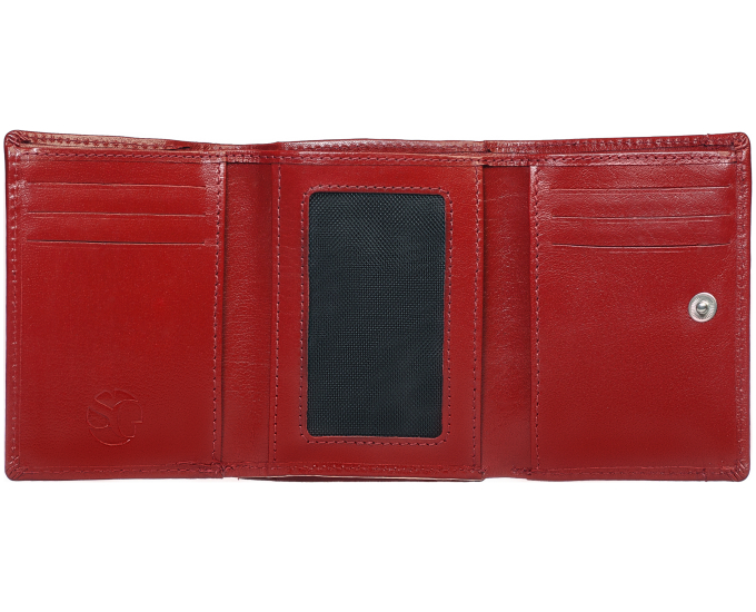 Dámská kožená peněženka SEGALI 70091 červená