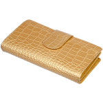 Dámská kožená peněženka SEGALI W 70099 zlatá