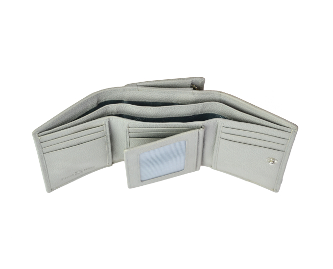 Dámská peněženka kožená SEGALI 10035 šedá