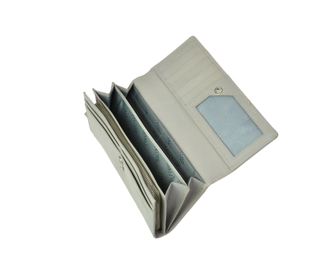 Dámská kožená peněženka SEGALI 10025 šedá