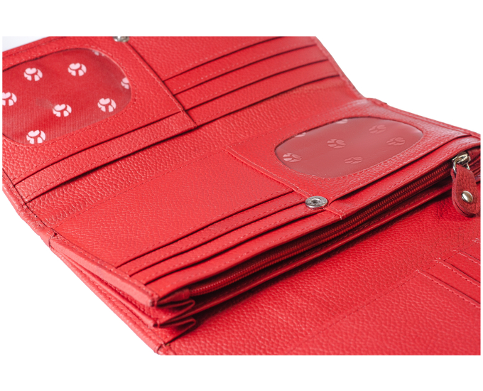 Dámská kožená peněženka SEGALI 10027 červená