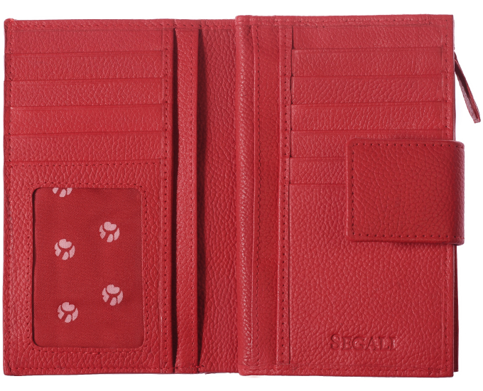 Dámská peněženka kožená SEGALI 10064 červená