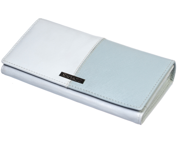Dámská kožená peněženka SEGALI 2251 modrá /sky modrá