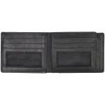 Pánská kožená peněženka SEGALI 2737 černá/tyrkysová