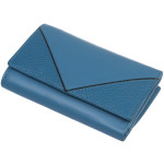 Dámská kožená peněženka SEGALI 3319 nappa modrá/černá