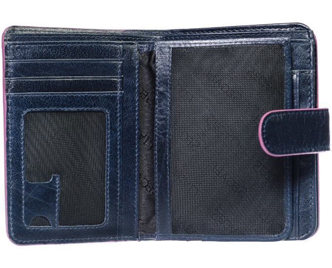 Dámská kožená peněženka SEGALI 3323 rio modrá