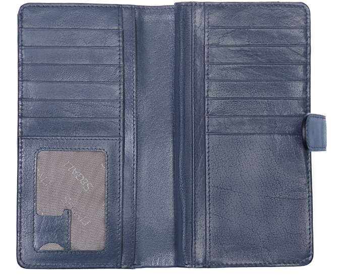 Dámská peněženka kožená SEGALI 3489 šedá