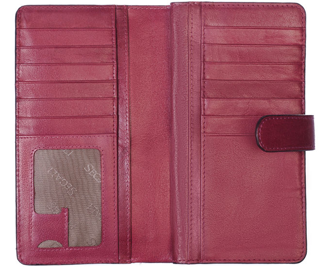 Dámská peněženka kožená SEGALI 3489 magenta
