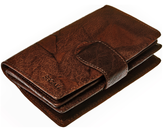 Dámská kožená peněženka SEGALI 9023 A hnědá