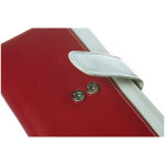 Dámská kožená peněženka SEGALI 668 N saffiano červená/béžová