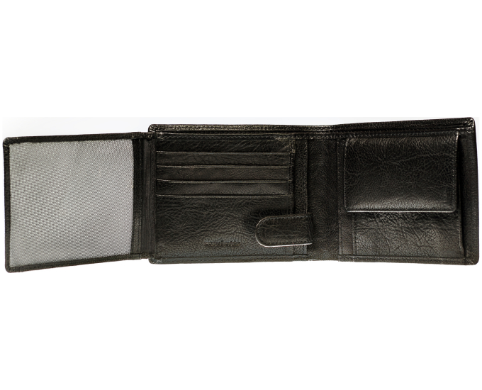 Pánská kožená peněženka SEGALI 1616 mustang černá