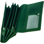 Dámská kožená peněženka SEGALI 28 flat marwell zelená