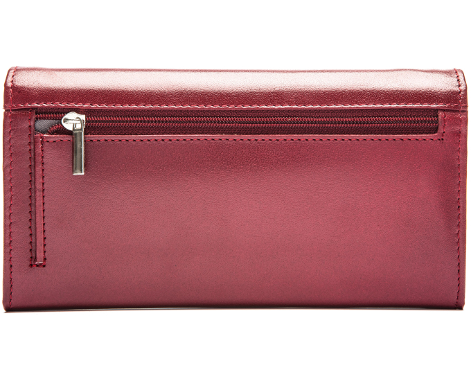 Dámská kožená peněženka SEGALI 6362V05 cherry red