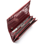 Dámská kožená peněženka SEGALI 6362V05 cherry red