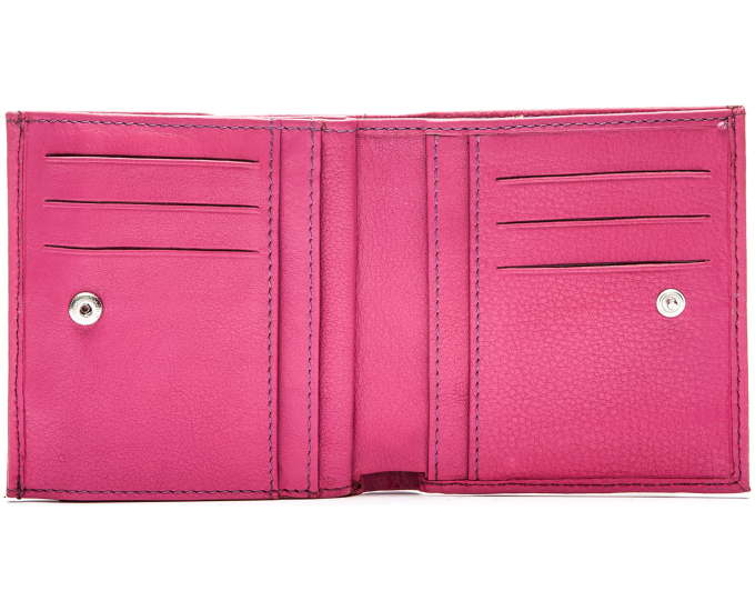 Dámská peněženka kožená SEGALI 60337 hot pink