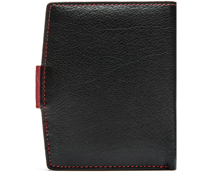 Dámská kožená peněženka SEGALI 61071 černá/červená