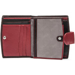Dámská kožená peněženka SEGALI 61071 černá/červená