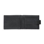 Pánská kožená peněženka SEGALI 61325 W černá/šedá