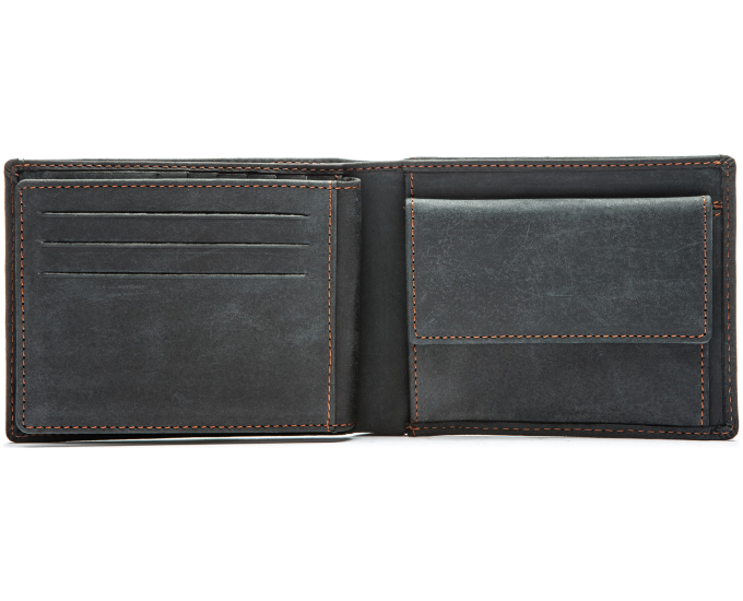 Pánská kožená peněženka SEGALI 614818 B modrá