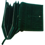 Dámská kožená peněženka SEGALI 910 19 9125 zelená